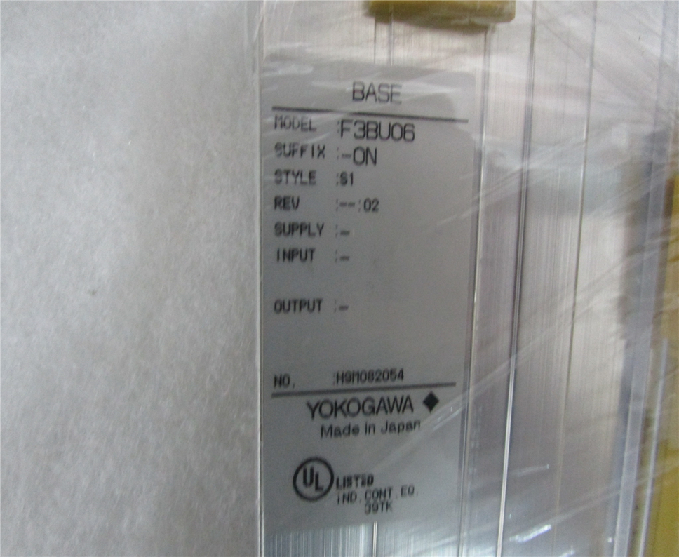 YOKOGAWA  F3BU06-0N  模塊